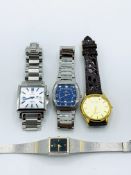 4 quartz wrist watches