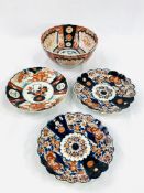 Quantity of decorative Oriental china, including plates, bowls and jars.