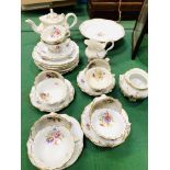 Decorative china tea set.