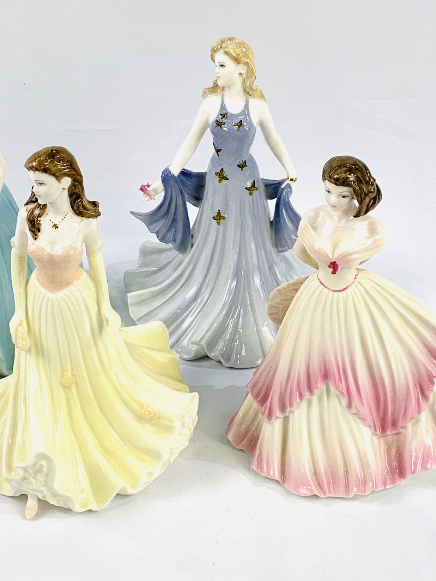 4 Coalport 'Ladies of Fashion' figurines. - Image 4 of 4