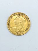 1897 gold half sovereign