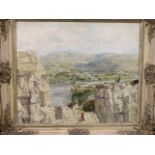 Richard Eurich RA (1903 - 1992), framed oil on canvas 'The Flooded Valley' 49 x 59 cms.