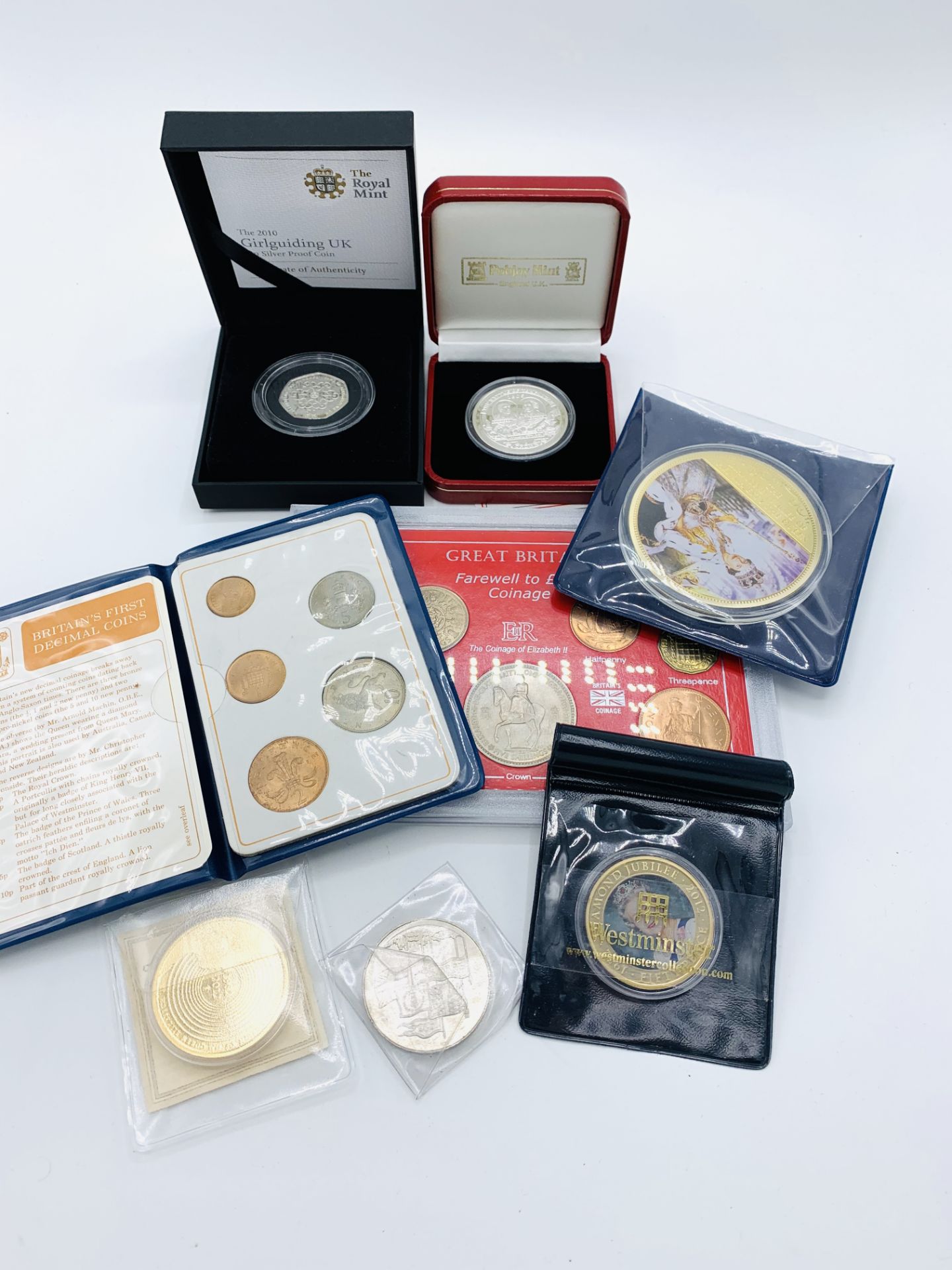 Collection of GB commemmorative coins