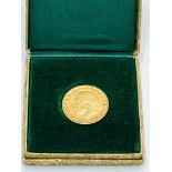 1913 gold half Sovereign