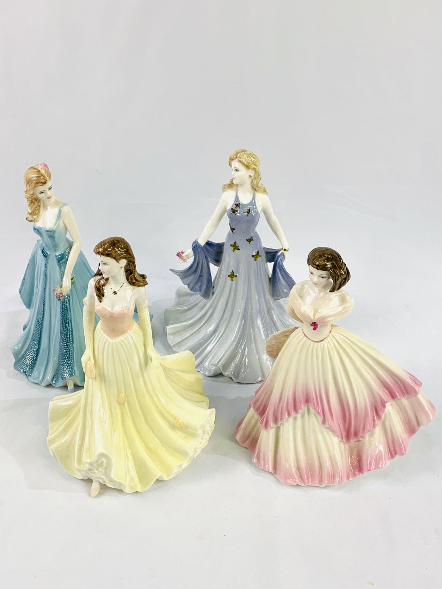 4 Coalport 'Ladies of Fashion' figurines. - Image 2 of 4