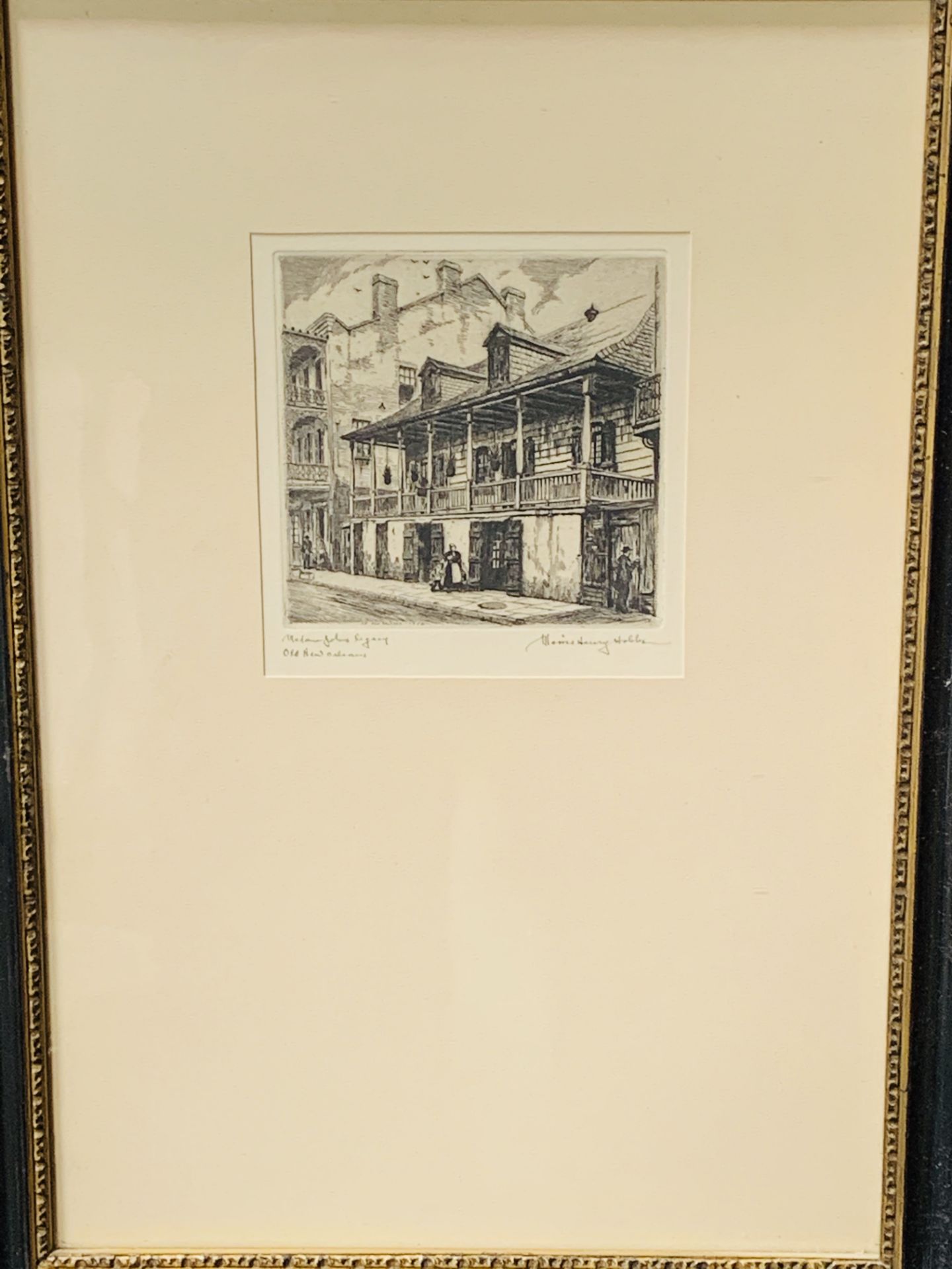 Two framed and glazed etchings by Morris Henry Hobbs - Image 3 of 4