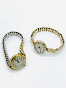 Rotary 9ct gold case ladies' wrist watch and a Shield ladies' wrist watch