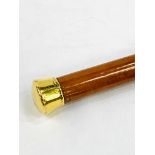 Walking cane by Swaine & Adeney Ltd. with18ct gold top