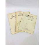 3 copies of "Fragments From France" by Captain Bruce Bairnsfather.
