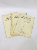 3 copies of "Fragments From France" by Captain Bruce Bairnsfather.