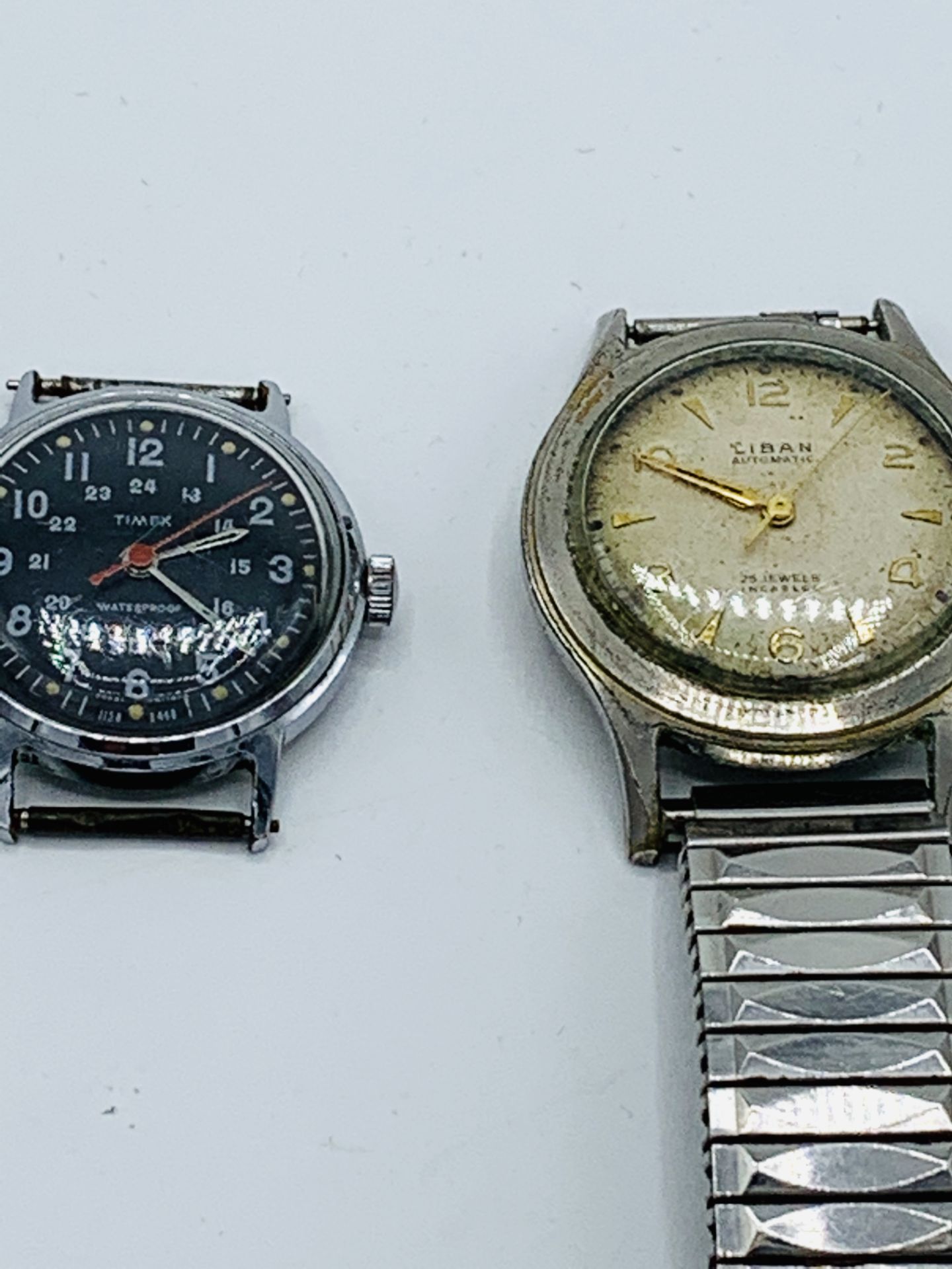 Marina De Luxe manual gent's wrist watch, no strap, going; Liban automatic wrist watch, and 2 others - Image 2 of 6