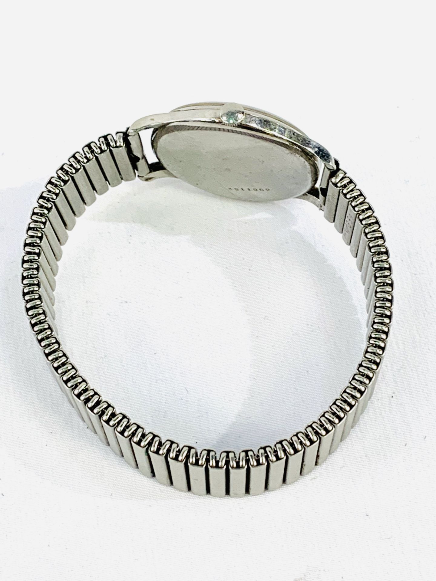 Gentleman's 1950's stainless steel 'Eterna' wrist watch, going - Image 3 of 3