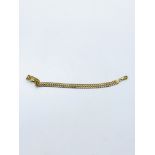 9ct gold chain link bracelet