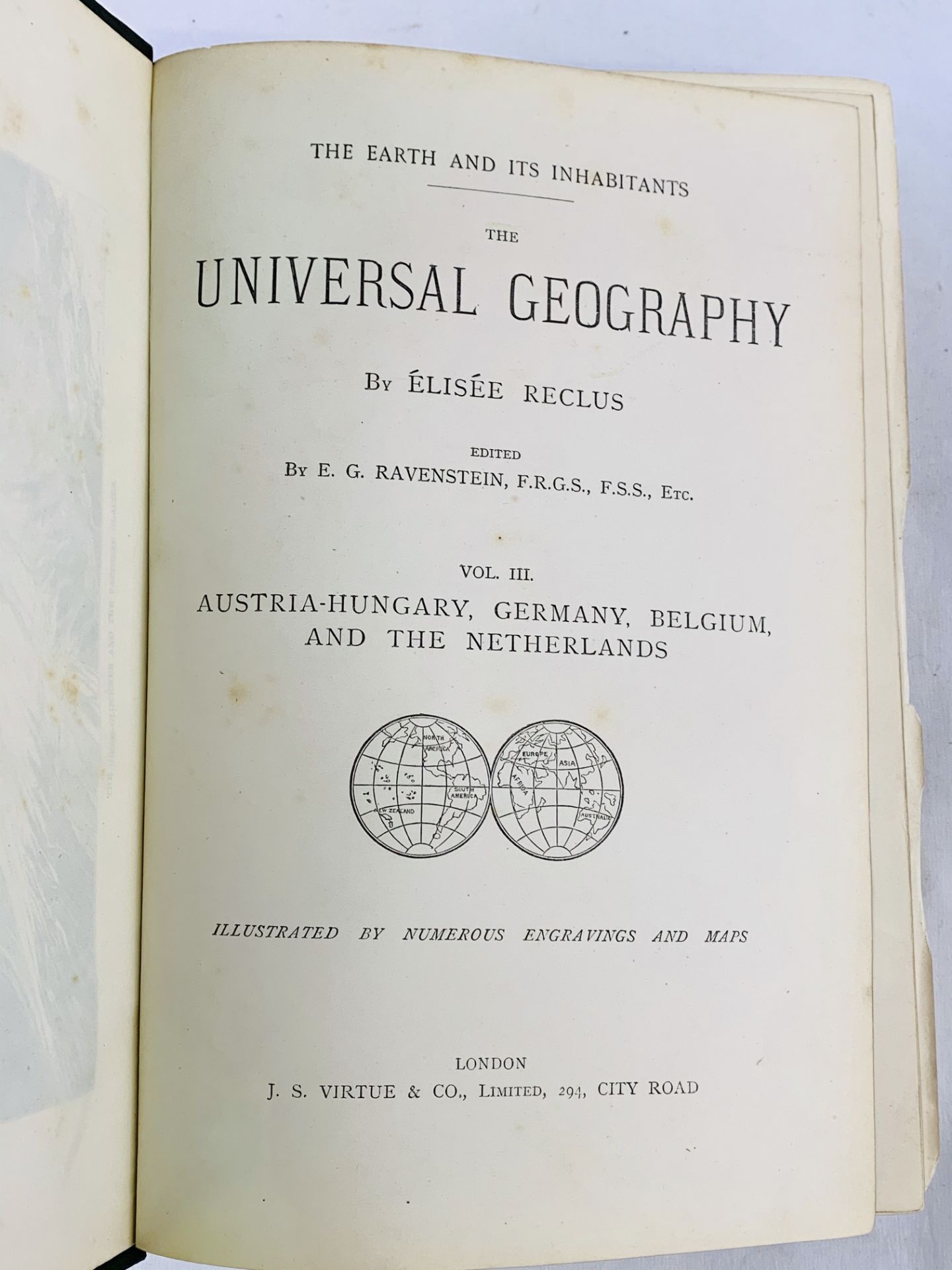 The Universal Geography, E Recul, Vol III - Image 2 of 3