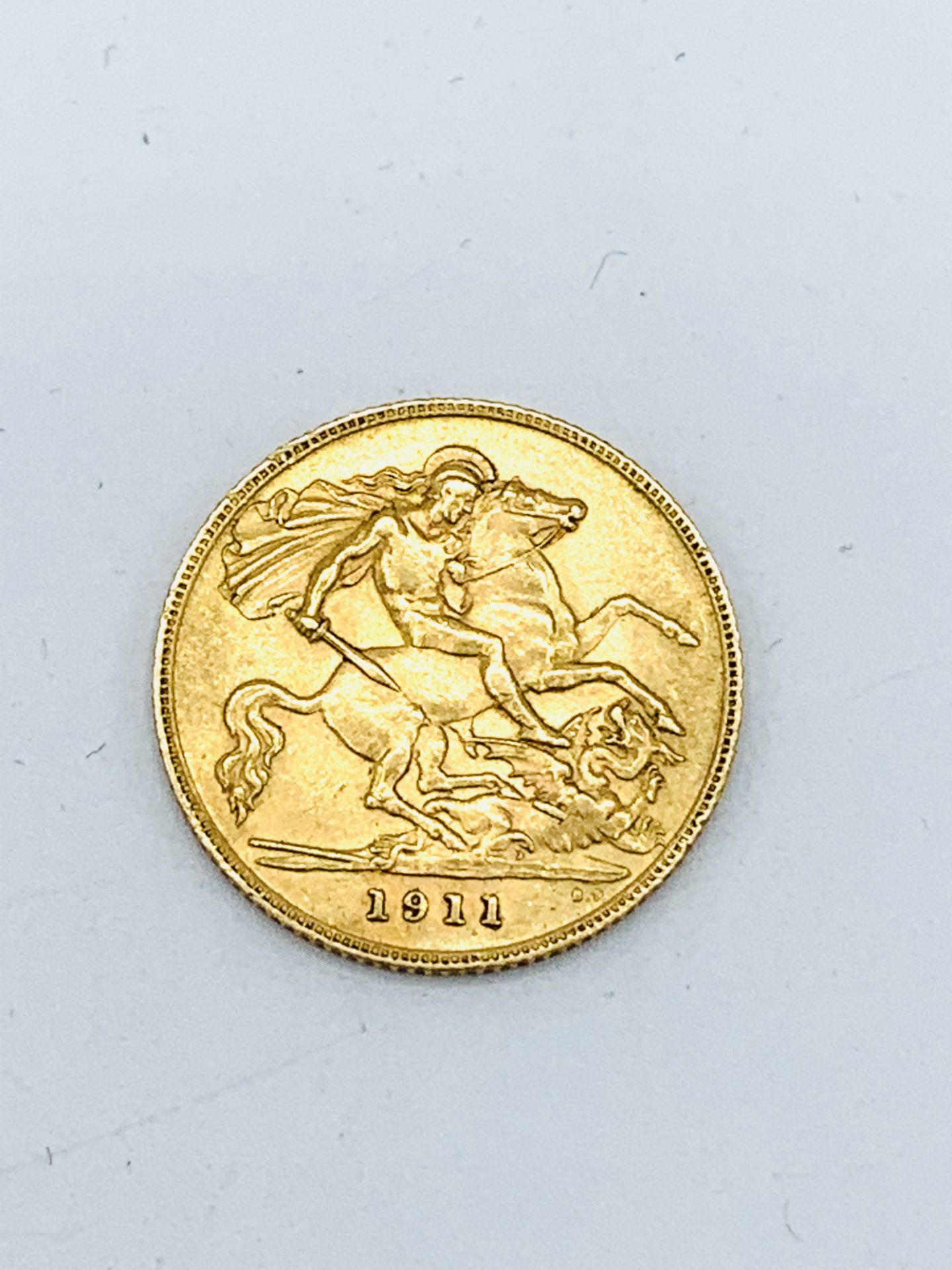 1911 gold half sovereign - Image 2 of 2