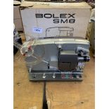 Bolex MS8 sound projector in original box and packaging.