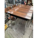 1960's kitchen table and four chairs.