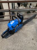 Petrol chainsaw, 58cc SGS (chain missing)