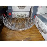 Melodia crystal centrepiece bowl. This item carries VAT.