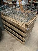 4 potato chitting crates.