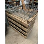 4 potato chitting crates.