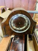 Westminster chimes mantel clock; globe clock; music piano; mirror bases.