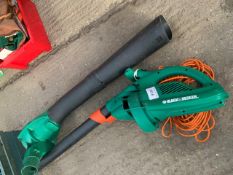 Black and Decker electric leaf blower