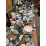 Large quantity of chinaware, glassware, pottery, metal ware.