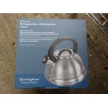 Whistling kettle. This item carries VAT.