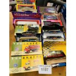 17 die cast model vehicles, new, boxed.