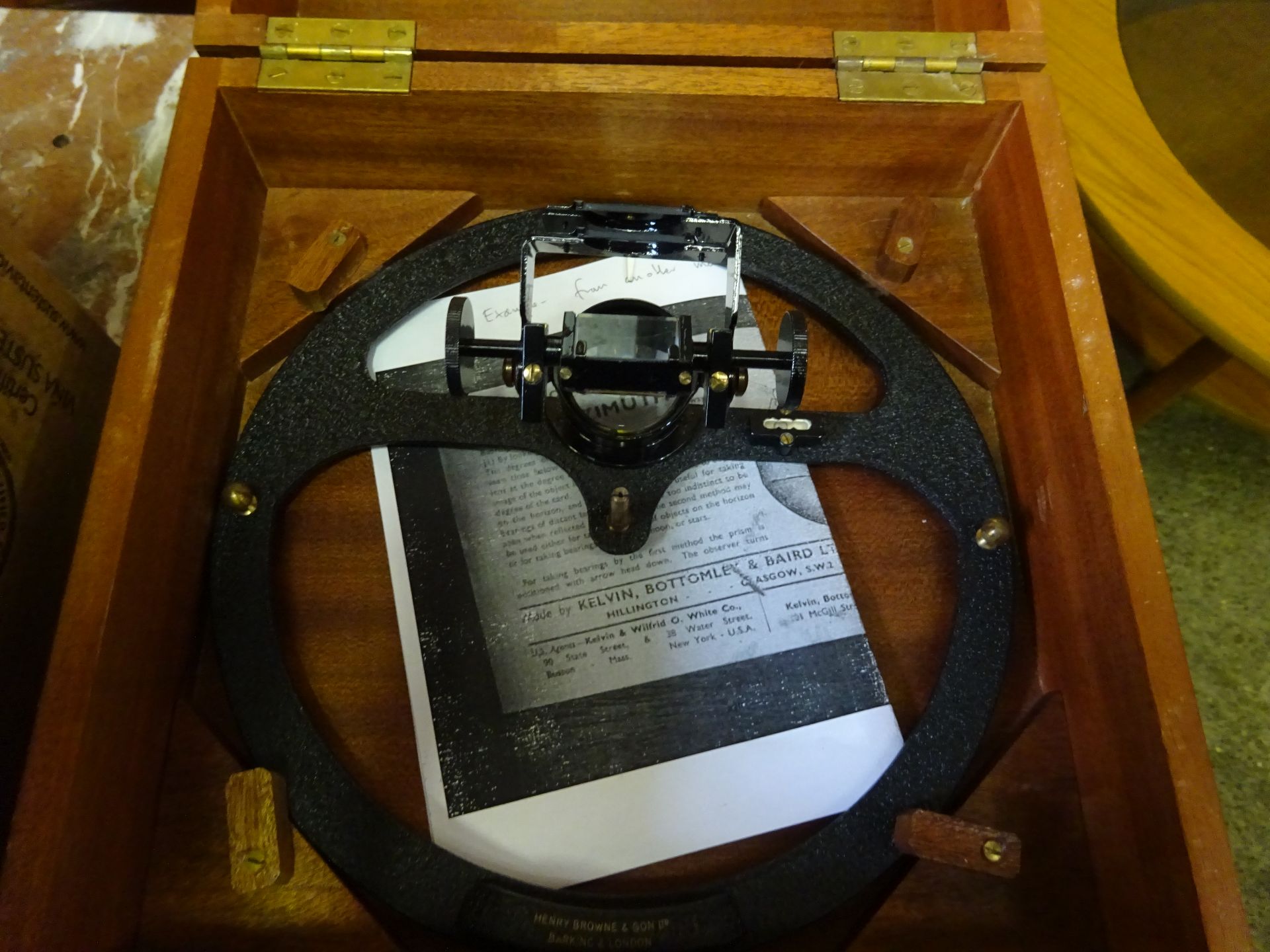 Ebbco nautical sextant in box. - Image 2 of 3