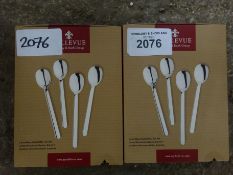 8 new tea spoons. This item carries VAT.