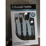 Russell Hobbs 24pc cutlery set. This item carries VAT.