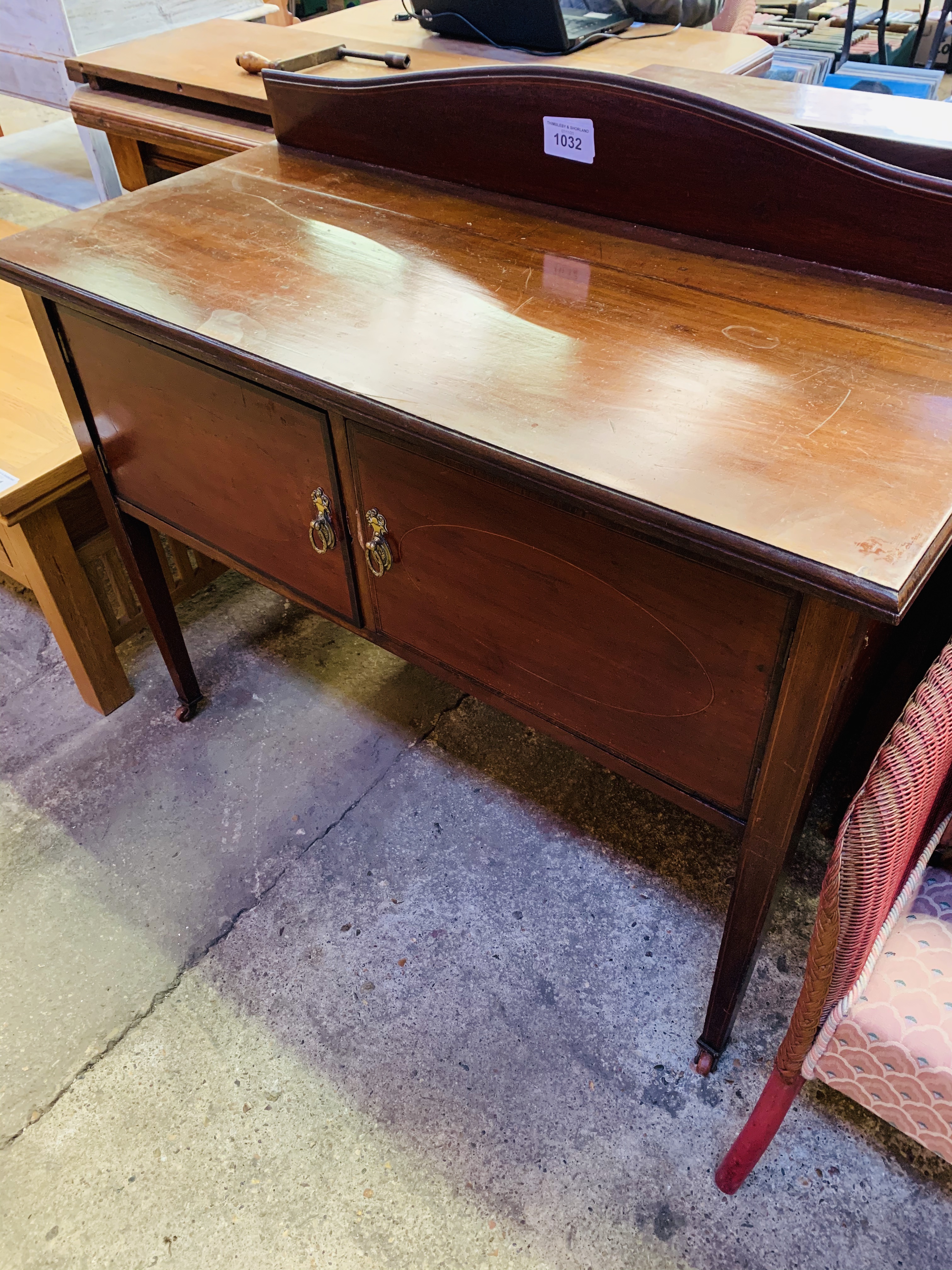 Mahogany small sideboard