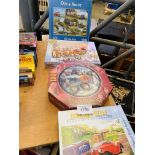 Four new boxed jigsaw puzzles