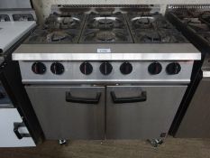 Falcon 6 burner gas cooker