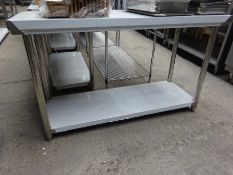 180cm stainless steel prep table