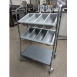 Cutlery trolley