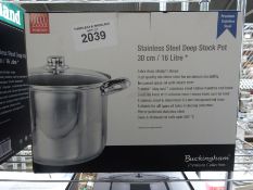 Stainless steel stock pot