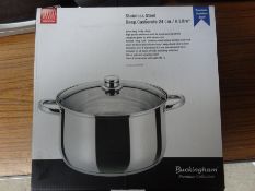 Stainless steel deep casserole pot