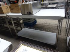 150cm stainless steel prep table