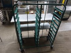 Double tray trolleys