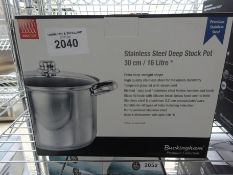 Stainless steel stock pot