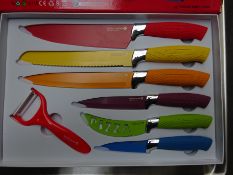 Coloured knife set