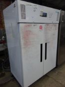 Polar double door upright fridge