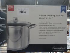 Stainless steel stock pot