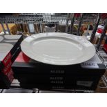 4 Alessi oval plates