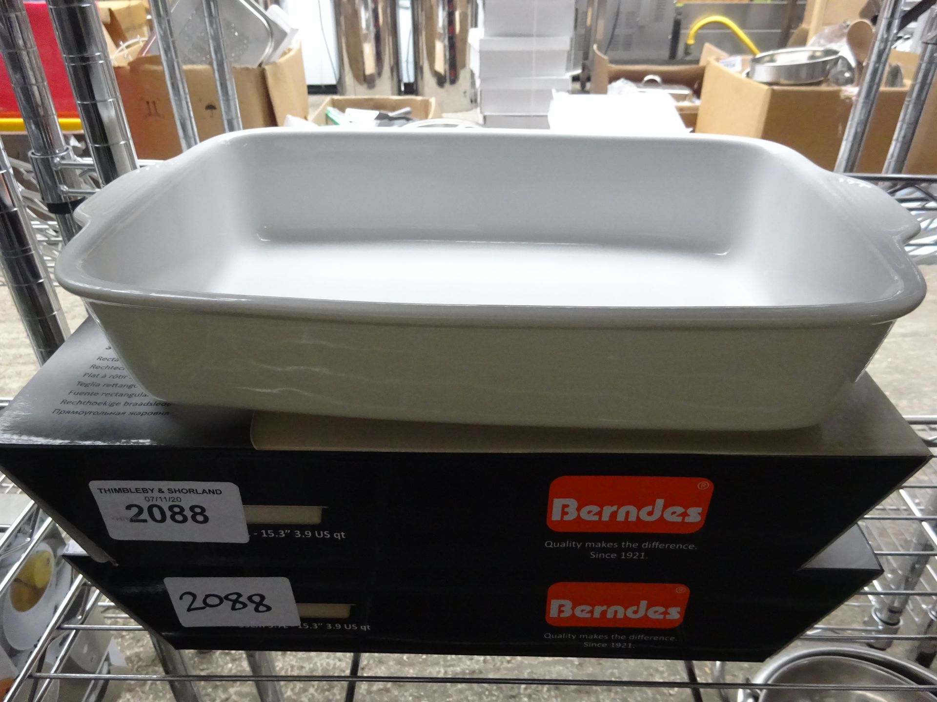 2 Berndes rectangular roaster