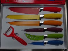 Coloured knife set