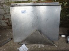 Stainless steel shelves